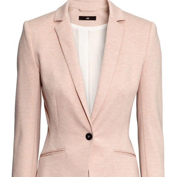 h&m jersey blazer